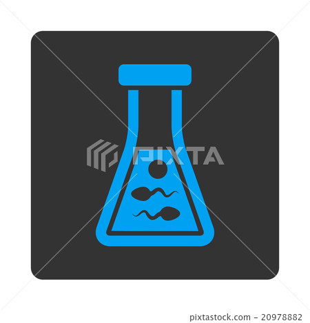 Sperm Liquid Rounded Square Button 20978882