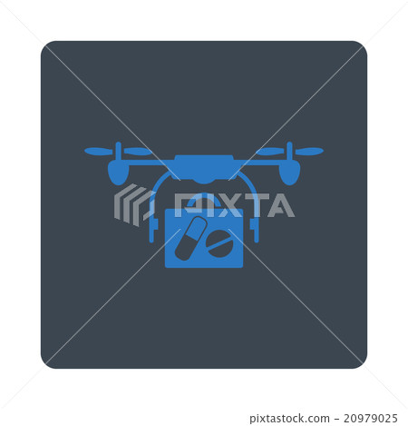 Medical Nanocopter Shipping Rounded Square Button Medical Nanocopter Shipping Rounded Square Button 20979025