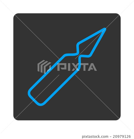 Empty Ampule Rounded Square Button Empty Ampule Rounded Square Button 20979126