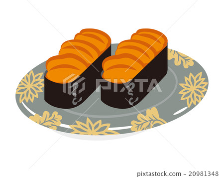 Sushi sea urchin dish 20981348