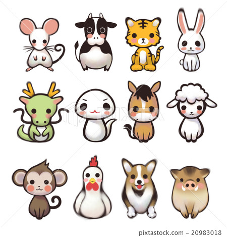 Zodiac illustration postcard 20983018