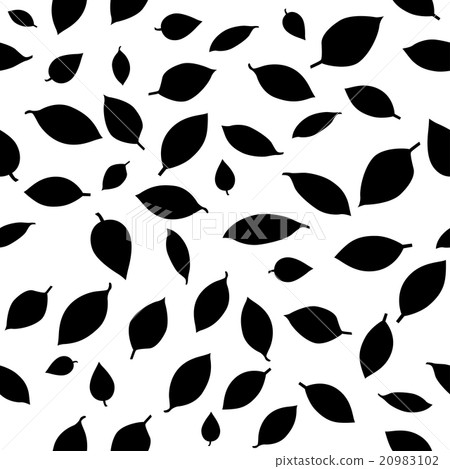 Leaf pattern - seamless - Stock Illustration [20983102] - PIXTA