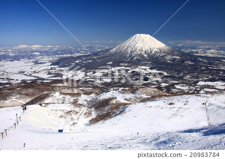 從二世谷Annupuri看見的雪山Yotei 20983784