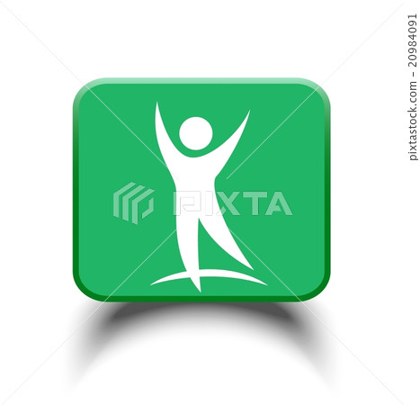 Pictograph of success people 20984091