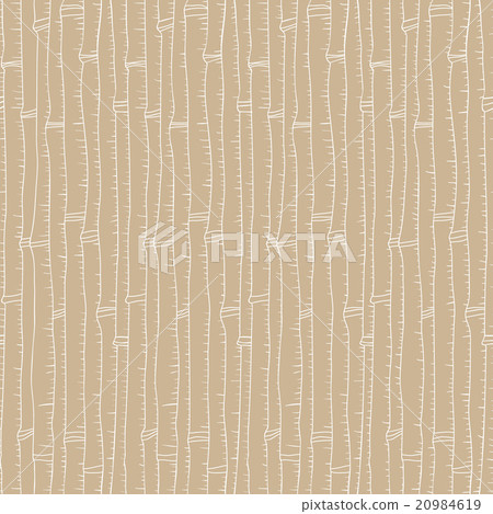 Seamless Vector Bamboo Pattern Ink Bamboo Texture Stock Illustration 20984619 Pixta