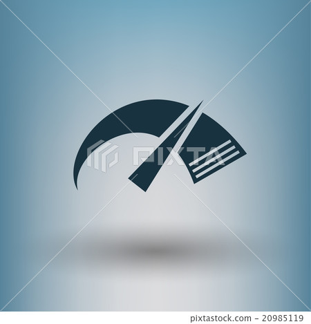Pictograph of speedometer Pictograph of speedometer 20985119