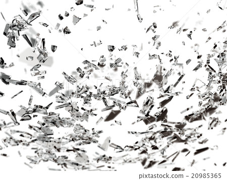 Splitted or cracked glass with shallow DOF 20985365