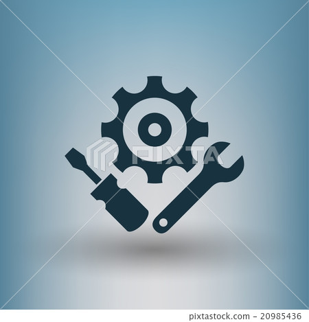 Pictograph of gear 20985436