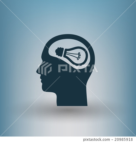 Pictograph of bulb concept 20985918