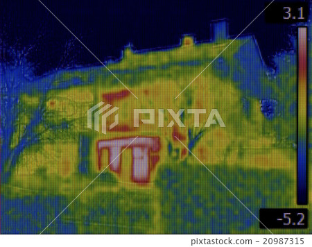 House Facade Infrared Image 20987315