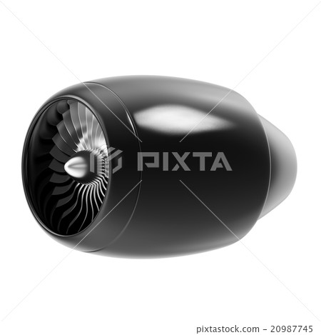 Turbines engine isolated on white white background 20987745