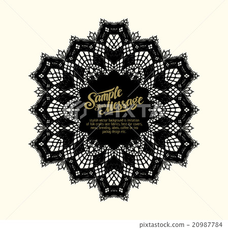 lace vector background 20987784