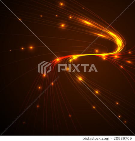Abstract lines background, dynamic glowing - Stock Illustration ...