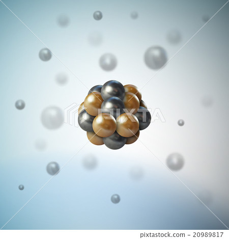 Medical scientific cell. Abstract graphic design 20989817