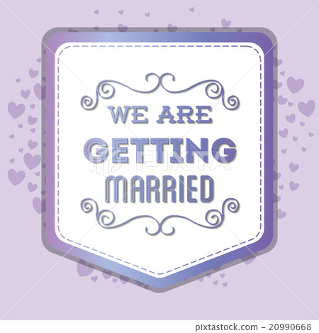 Happy Wedding Design 插圖素材 圖庫
