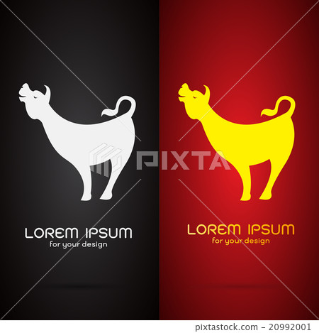 Vector image of an cow design Vector image of an cow design 20992001