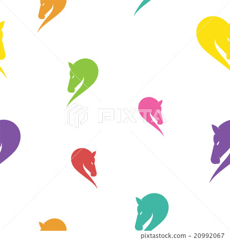 Horse vector art background design  20992067