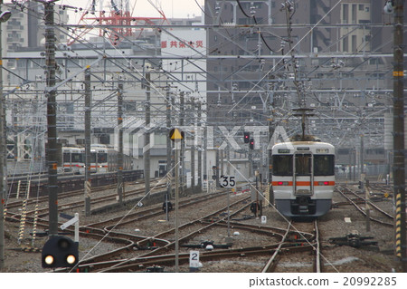 Numazu Transportation District and Tokaido Main Line 313 train Numazu Transportation District and Tokaido Main Line 313 train 20992285