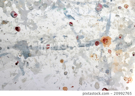 white background with blurred ink-stained 20992765
