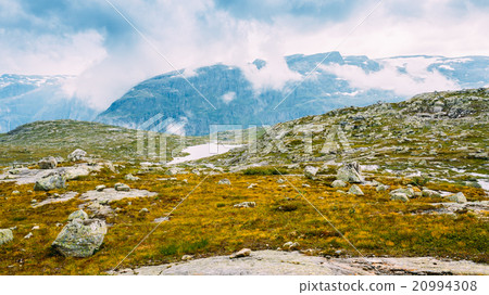 Panorama of the Norwegian mountains landscape Panorama of the Norwegian mountains landscape 20994308