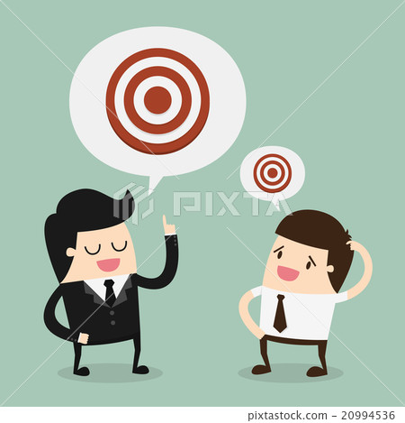 Big Target. Cartoon Vector Illustration Big Target. Cartoon Vector Illustration 20994536