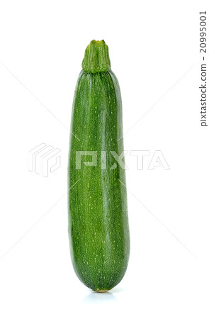 Zuchini isolated on the white background Zuchini isolated on the white background 20995001