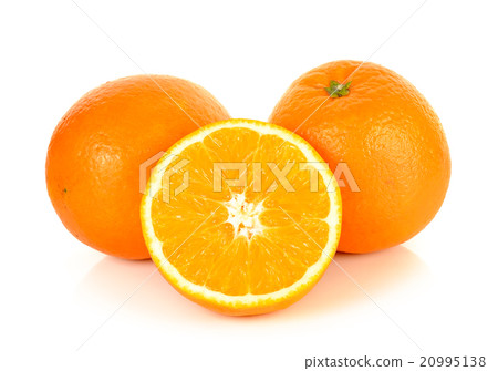 Orange fruit isolated on the white background Orange fruit isolated on the white background 20995138