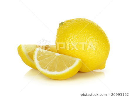 Yellow Lemon isolated on the white background Yellow Lemon isolated on the white background 20995162
