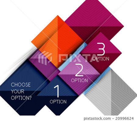 Vector square abstract background 20996624