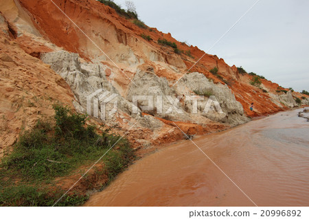 Red River is formed by the smearing of red sand 20996892