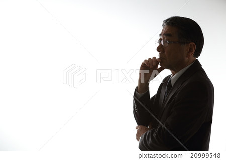 Businessman · Senior male · Silhouette 20999548