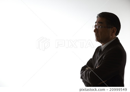 Businessman · Senior male · Silhouette 20999549