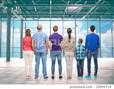 group of people from back group of people from back 20999724