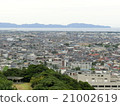 米子市風景和採取從島根半島城山 21002619