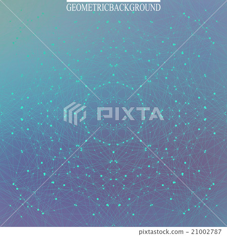 Geometric abstract background with connected lines Geometric abstract background with connected lines 21002787