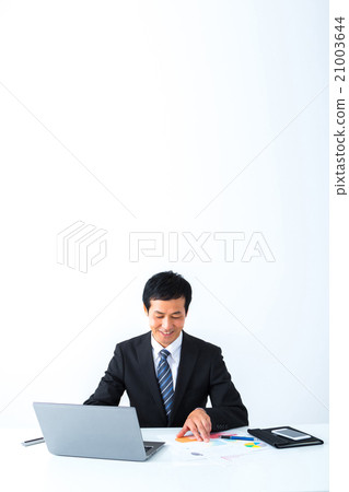Salary man working in desk work men company employee business image office executive Salary man working in desk work men company employee business image office executive 21003644