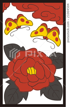 Hanafuda · June · Peony · 1st photo 21004504