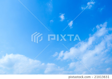 Sky Clouds Blue Sky White Clouds Synthetic Background Materials Photo Material Copy Space Character Space 21013631