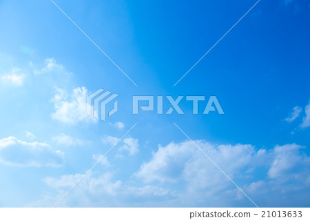 Sky Clouds Blue Sky White Clouds Synthetic Background Materials Photo Material Copy Space Character Space 21013633