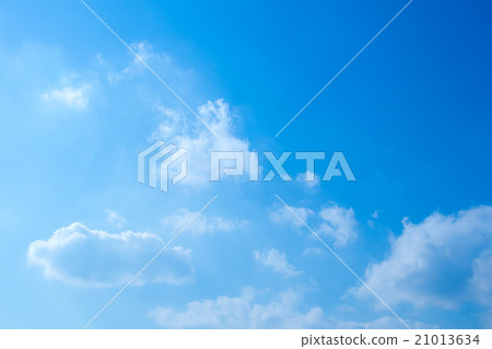 Sky Clouds Blue Sky White Clouds Synthetic Background Materials Photo Material Copy Space Character Space 21013634