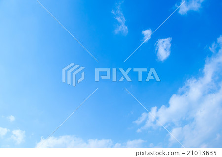 Sky Clouds Blue Sky White Clouds Synthetic Background Materials Photo Material Copy Space Character Space 21013635