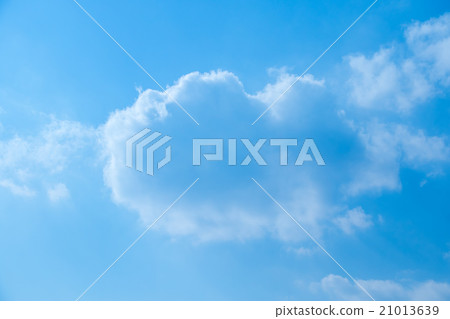 Sky Clouds Blue Sky White Clouds Synthetic Background Materials Photo Material Copy Space Character Space 21013639