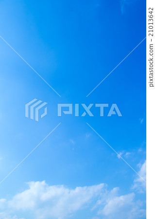 天空覆蓋藍天白色雲彩綜合性背景材料照片材料拷貝空間字符空間 21013642