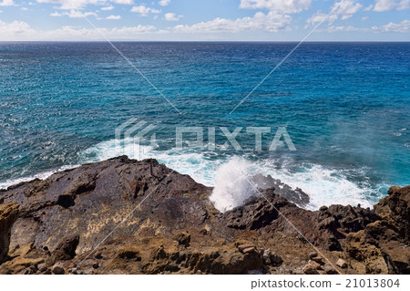 Hawaii Honolulu Halona Blowhole Lookout Hawaii Honolulu Halona Blowhole Lookout 21013804