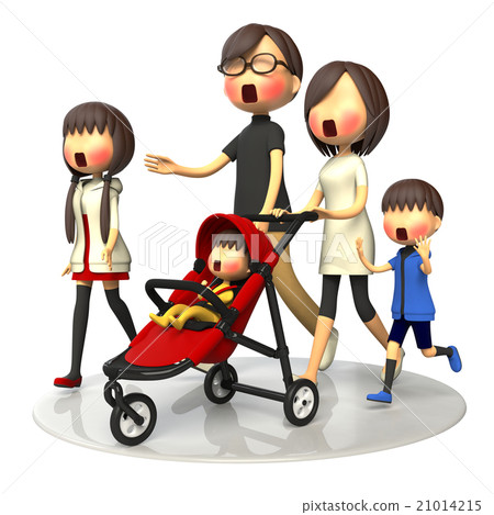 嬰兒推車和步行家庭 嬰兒推車和步行家庭 21014215