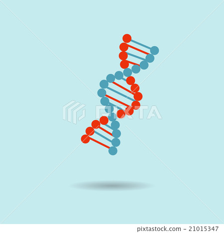 Vector illustration DNA icon flat desgn 21015347