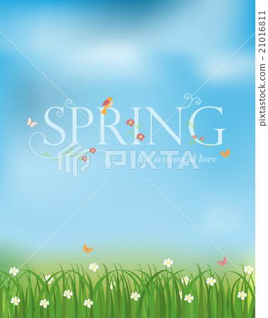 spring season background, vector - Stock Illustration [21016811] - PIXTA