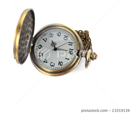 Vintage still life ancient silver pocket watch 21019136