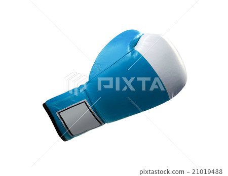 Blue protective boxing glove 21019488