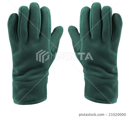 winter gloves isolated on white 21020000